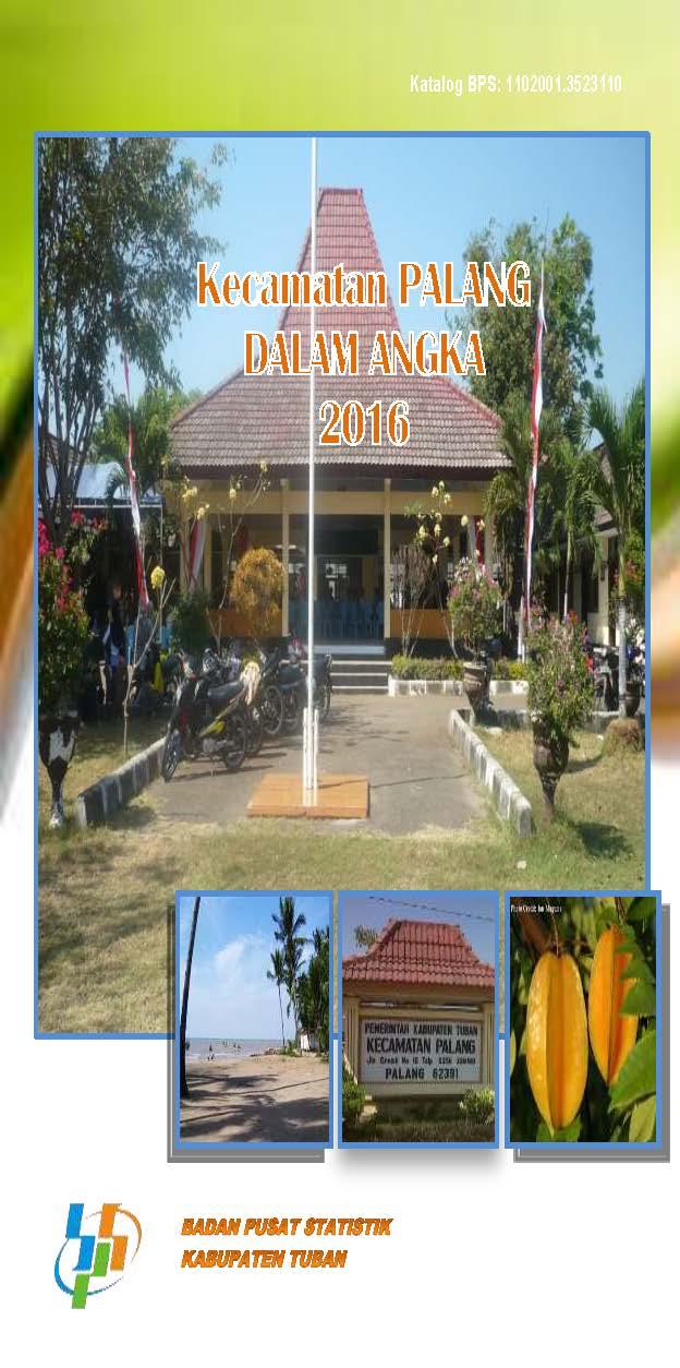 Kecamatan Palang Dalam Angka 2016