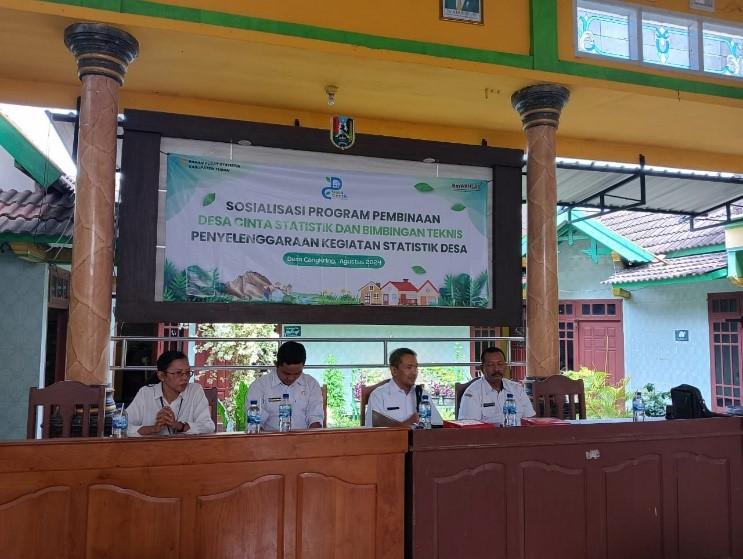 Pembinaan Desa Cinta Statistik Tahun 2024 Kecamatan Plumpang 7 Agustus 2024