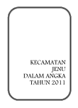 Kecamatan Jenu Dalam Angka 2011