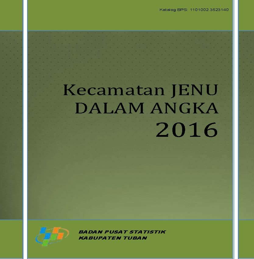 Kecamatan Jenu Dalam Angka 2016