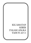 Kecamatan Kerek Dalam Angka 2011