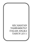 Kecamatan Tambakboyo dalam Angka 2011