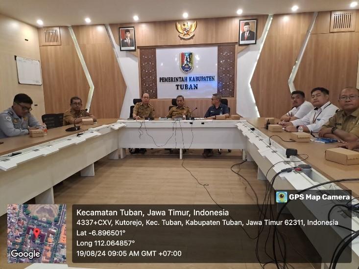 Rapat Tim Pengendalian Inflasi Daerah (TPID) Kabupaten Tuban 19 Agustus 2024